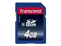 Transcend Ultimate - flash-minneskort - 4 GB - SDHC TS4GSDHC10