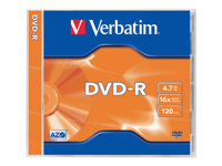 Verbatim - DVD-R x 5 - 4.7 GB - lagringsmedier 43519