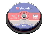Verbatim - BD-RE x 10 - 25 GB - lagringsmedier 43694
