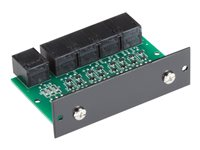 Black Box Modem Splitter 4-Port RS-232 with RJ-45 Rackmount Card - seriell delare - TAA-kompatibel TL421-C