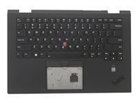 Darfon - ersättningstangentbord för bärbar dator - med Trackpoint - QWERTY - amerikansk - svart 02HL897