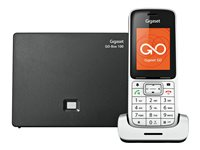 Gigaset SL450A GO - trådlös telefon/VoIP-telefon - svarssysten - med Bluetooth interface med nummerpresentation/samtal väntar - 3-riktad samtalsförmåg S30852-H2721-B101