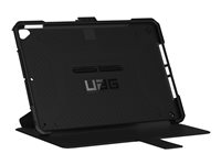 UAG Rugged Case for iPad 10.2-in (7/8 Gen, 2019/2020) - Metropolis Black - vikbart fodral för surfplatta 121916B14040