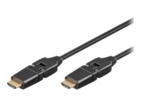 MicroConnect High Speed HDMI with Ethernet - HDMI-kabel med Ethernet - 2 m HDM19192FS