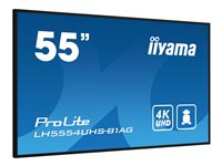 Iiyama LH5554UHS-B1AG LH54 Series - 55" LED-bakgrundsbelyst LCD-skärm - 4K - för interaktiv skyltning/interaktiv kommunikation LH5554UHS-B1AG