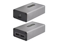 StarTech.com 2-Port USB 3.0 Extender over OM3 Multimode Fiber, LC/LC, 2x 5Gbps USB-A Hub, 350m (1150ft) Range, Durable USB Fiber Optic Extender, Incl. 2x 10G MMF SFP+ modules - Optical USB Extender (F35023-USB-EXTENDER) - USB-förlängningskabel - USB 3.0 - TAA-kompatibel F35023-USB-EXTENDER