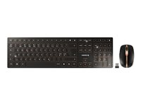 CHERRY DW 9100 SLIM - sats med tangentbord och mus - hela norden - svart/brons Inmatningsenhet JD-9100PN-2