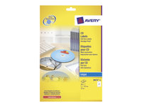 Avery - CD/DVD-etiketter - 50 etikett (er) - 117 mm rund J8676-25