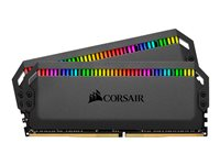 CORSAIR Dominator Platinum RGB - DDR4 - sats - 32 GB: 2 x 16 GB - DIMM 288-pin - 3600 MHz / PC4-28800 - ej buffrad CMT32GX4M2D3600C18