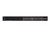 Cisco Small Business SF350-24 - switch - 24 portar - Administrerad - rackmonterbar SF350-24-K9-EU