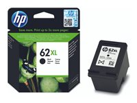 HP 62XL - Lång livslängd - svart - original - bläckpatron C2P05AE#301
