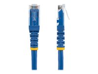 StarTech.com 6ft CAT6 Ethernet Cable, 10 Gigabit Molded RJ45 650MHz 100W PoE Patch Cord, CAT 6 10GbE UTP Network Cable with Strain Relief, Blue, Fluke Tested/Wiring is UL Certified/TIA - Category 6 - 24AWG (C6PATCH6BL) - patch-kabel - 1.8 m - blå C6PATCH6BL