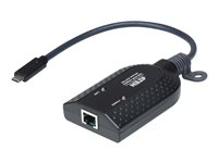 ATEN KA7183 - adapter för tangentbord/video/mus (KVM) - RJ-45 till 24 pin USB-C KA7183-AX