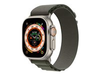 Apple Watch Ultra - titan - smart klocka med Alpine Loop - grön - 32 GB MNHJ3FD/A