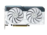 ASUS Dual GeForce RTX 4060 8GB - OC Edition - grafikkort - GeForce RTX 4060 - 8 GB - vit DUAL-RTX4060-O8G-WHITE