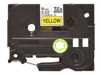 Brother TZe-FX611 - flexibel tape - 1 kassett(er) - Rulle (0,6 cm x 8 m) TZE-FX611
