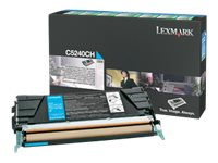 Lexmark - Lång livslängd - cyan - original - tonerkassett C5242CH
