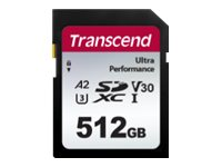 Transcend 340S - flash-minneskort - 128 GB - SDXC UHS-I TS128GSDC340S