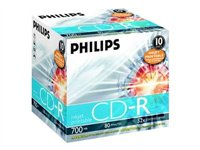 Philips - CD-R x 10 - 700 MB - lagringsmedier CR7D5JJ10/00