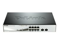 D-Link Web Smart DGS-1210-08P - switch - 8 portar - Administrerad - rackmonterbar DGS-1210-08P