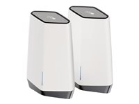 NETGEAR Orbi Pro SXK80B4 - Wifi-system - Wi-Fi 6 - skrivbordsmodell, väggmonterbar, takmonterbar SXK80B4-100EUS