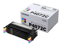 Samsung CLT-P4072C - 4-pack - svart, gul, cyan, magenta - original - tonerkassett (SU382A) SU382A