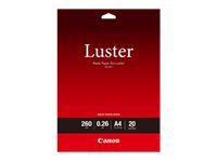Canon Photo Paper Pro Luster LU-101 - fotopapper - lyster - 20 ark - A4 - 260 g/m² 6211B006