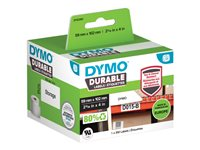 DYMO LabelWriter DURABLE - etiketter - 300 etikett (er) - 59 x 102 mm 2112290