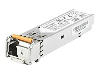 StarTech.com Dell EMC SFP-1G-BX80-U Compatible SFP Module, 1000BASE-BX-U, 1 Gigabit Ethernet Bi-Directional (BiDi) Fiber Single Strand SFP, LC 80km, Mini GBIC Transceiver Module, Upstream - Lifetime Warranty (SFP1GBX80UES) - SFP-sändar/mottagarmodul (mini-GBIC) - 1GbE SFP1GBX80UES