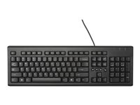 HP Classic - tangentbord - ryska - glänsande svart WZ972AA#ACB