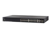 Cisco 550X Series SG550X-24MP - switch - 24 portar - Administrerad - rackmonterbar SG550X-24MP-K9-EU