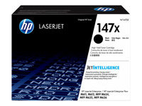 HP 147X - Lång livslängd - svart - original - LaserJet - tonerkassett (W1470X) W1470X