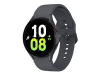 Samsung Galaxy Watch5 - grafit - smart klocka med sportband - grafit - 16 GB SM-R910NZAAEUE