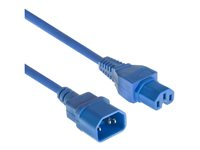 MicroConnect - strömkabel - IEC 60320 C14 till IEC 60320 C15 - 1.8 m PE1415B18