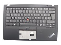 Chicony - ersättningstangentbord för bärbar dator - med Trackpoint, UltraNav - QWERTY - italiensk - svart - med övre skydd Inmatningsenhet 01LX519