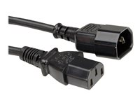 Roline Monitor Power Cable - strömkabel - IEC 60320 C13 till IEC 60320 C14 - 50 cm 19.08.1505
