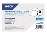 Epson Premium - löpande etikettpapper - matt - 1 rulle (rullar) - Rulle (10,2 cm x 35 m) C33S045419