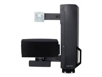 Ergotron StyleView Sit-Stand Vertical Lift, High Traffic Area monteringssats - för LCD-skärm/tangentbord/mus - sitt-/ståsystem, högtrafikerade utrymmen - svart 61-081-085
