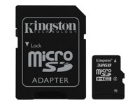 Kingston - flash-minneskort - 32 GB - microSDHC SDC4/32GB