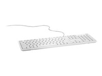Dell KB216 - tangentbord - QWERTY - USA, internationellt - vit Inmatningsenhet 580-ADGM