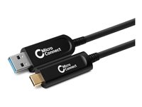 MicroConnect Premium - USB typ C-kabel - 24 pin USB-C till USB typ A - 25 m MC-USB3.2CA25OP