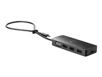 HP Travel Hub G2 - portreplikator - USB-C - VGA, HDMI 7PJ38AA#ABB