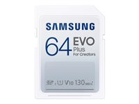 Samsung EVO Plus MB-SC64K - flash-minneskort - 64 GB - SDXC UHS-I MB-SC64K/EU