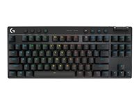 Logitech G PRO X TKL - tangentbord - gaming - QWERTY - nordiskt (danska/finska/norska/svenska) - svart 920-012134