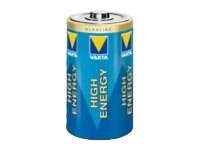 Varta High Energy batteri - 2 x D - alkaliskt 04920 121 412