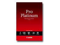 Canon Photo Paper Pro Platinum - fotopapper - 20 ark - A3 - 300 g/m² 2768B017