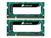 CORSAIR - DDR3 - sats - 8 GB: 2 x 4 GB - SO DIMM 204-pin - 1333 MHz / PC3-10600 - ej buffrad CMSO8GX3M2A1333C9