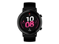 Huawei Watch GT 2 Sport - svart rostfritt stål - smart klocka med rem - svart 4061856507729
