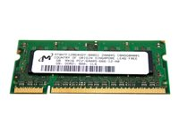 HP - DDR2 - modul - 2 GB - SO DIMM 200-pin - 800 MHz / PC2-6400 - ej buffrad 496111-001