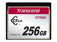 Transcend CFast 2.0 CFX650 - flash-minneskort - 256 GB - CFast 2.0 TS256GCFX650